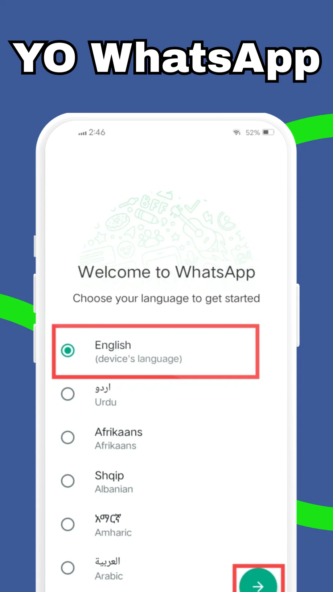 YOWhatsApp App Screenshots