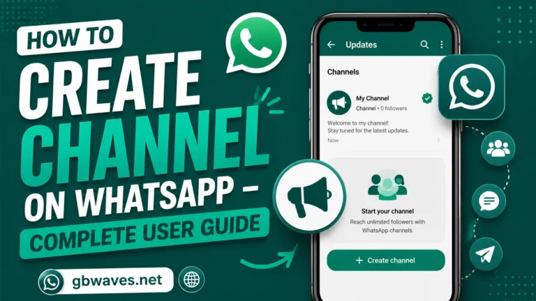 How to Create Channel on WhatsApp – Complete User Guide