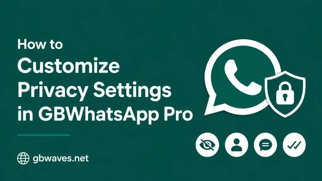 How to Customize Privacy Settings in GBWhatsApp Pro