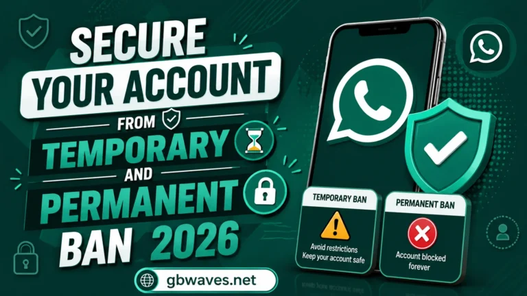 Secure Your Account from Temporary and Permanent Ban 2026