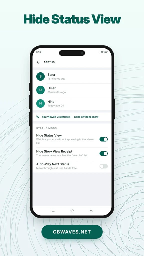 hide-status-view