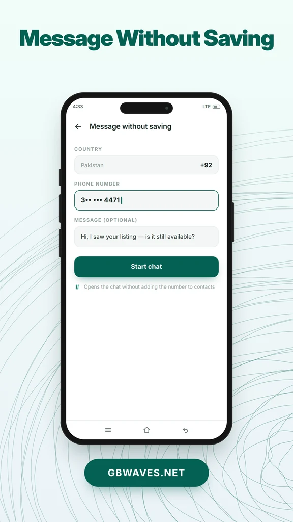 message-without-saving